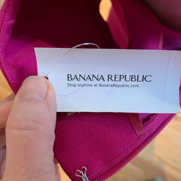 NWT hot pink Banana Republic cap-sleeve dress, US 8 - Picture 2 of 9